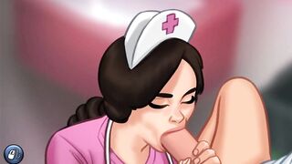 Summertime Saga - Cookie Jar - all Sex Scenes only - Nurse #1 Part 36