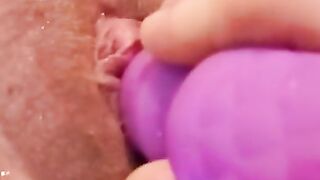 Squirting Wife with Toys