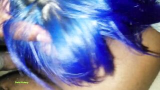 Thick Blue Haired PAWG Ravaged by BBC after Wet Deepthraot Sweet Moaning