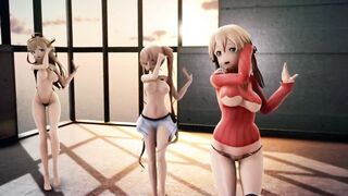 Mmd R18 Printz,Murasame,Kongo Fucked Sex Party Hot and Sexy will make you Fun Easy Fap Challenge