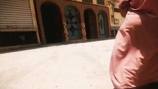 Mega Pawg (Hijab) Mature ass walk in street