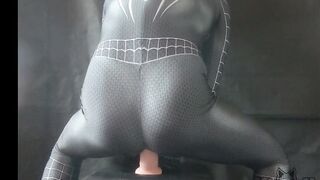 Spiderman Tries His New Toy (KwolfT, Monster Dildo)