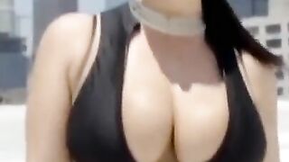 Angela White huge bouncing Tits compilation