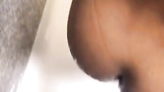 Only Fans @dirtymoufpiece Spring Breaker Ebony Likes Piss and Anal in the Shower