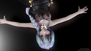 【hentai MMD】Hentai Beautiful Girl Courtship Anal Beads Dance