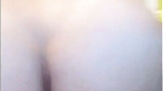 Round Brown Asian Booty Bouncing on Cock