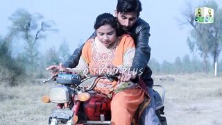 Sadaf Khan on bike ride with aunty