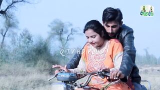 Sadaf Khan on bike ride with aunty