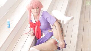 Anal masturbate with Yuno Gasai