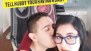 Army Latina slut wife impregnated