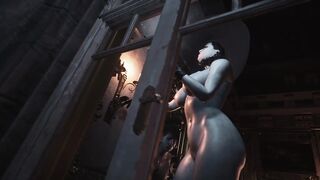 Resident Evil 8 - Peeping Big Booty Nude Lady Dimitrescu Resident Evil Village: Rest while you can