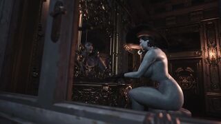 Resident Evil 8 - Peeping Big Booty Nude Lady Dimitrescu Resident Evil Village: Rest while you can