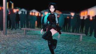 Mmd R18 Mona of Genshin Impact Dance Wiggle in the Hardcore Pawn