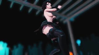 Mmd R18 Mona of Genshin Impact Dance Wiggle in the Hardcore Pawn