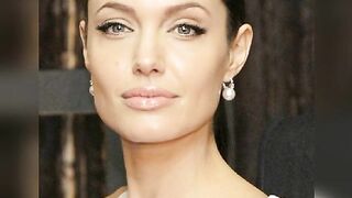 Angelina Jolie (Face) Jerk Off Challenge - With Moaning.