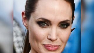 Angelina Jolie (Face) Jerk Off Challenge - With Moaning.