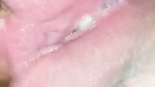 Close Up on BBW CreamPie