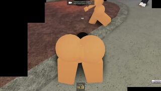 ROBLOX Girl Gets BWC in her Nice Fat Ass! Ft. Adolf Hitler