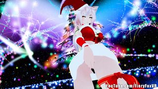 Big Titty Anime Girl gives Christmas Lap Dance (Gamer Girl Full Body VR)