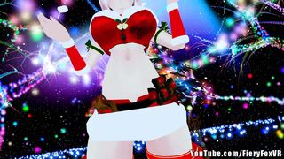 Big Titty Anime Girl gives Christmas Lap Dance (Gamer Girl Full Body VR)