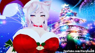 Big Titty Anime Girl gives Christmas Lap Dance (Gamer Girl Full Body VR)