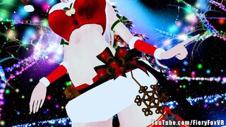 Big Titty Anime Girl gives Christmas Lap Dance (Gamer Girl Full Body VR)