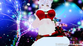 Big Titty Anime Girl gives Christmas Lap Dance (Gamer Girl Full Body VR)