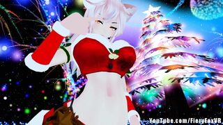 Big Titty Anime Girl gives Christmas Lap Dance (Gamer Girl Full Body VR)