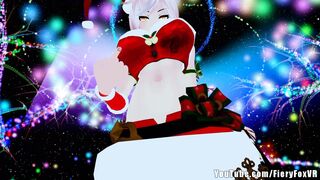 Big Titty Anime Girl gives Christmas Lap Dance (Gamer Girl Full Body VR)