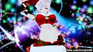 Big Titty Anime Girl gives Christmas Lap Dance (Gamer Girl Full Body VR)