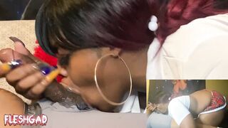 BBC Pounds Oily Big Booty Ebony School Girl (2 CAMERA VIEWS)