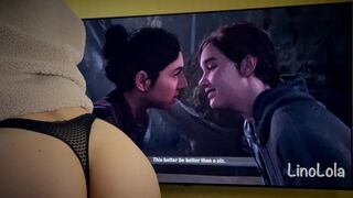 THE LAST OF US PART 2, ELLI AND DINA TURN ME ON. QUICK FINGERS MASTURBATION - MONOLOLA