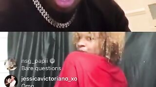 Swarmz Instagram Live - Girl Twerks Ass Flashes & Wets Top