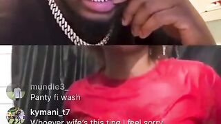 Swarmz Instagram Live - Girl Twerks Ass Flashes & Wets Top