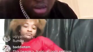 Swarmz Instagram Live - Girl Twerks Ass Flashes & Wets Top