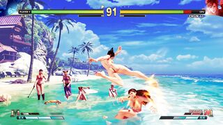 Street Fighter 5 - Juri Vs. Chun-Li Nude Rematch