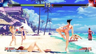 Street Fighter 5 - Juri Vs. Chun-Li Nude Rematch