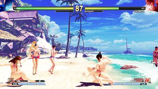 Street Fighter 5 - Juri Vs. Chun-Li Nude Rematch