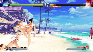 Street Fighter 5 - Juri Vs. Chun-Li Nude Rematch