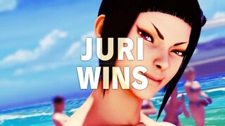 Street Fighter 5 - Juri Vs. Chun-Li Nude Rematch