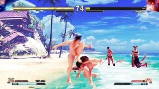 Street Fighter 5 - Juri Vs. Chun-Li Nude Rematch