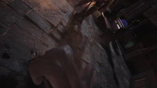 Resident Evil 8 - Nude Lady Dimitrescu Resident Evil Village: Tall Vampire Lady - behind Scenes