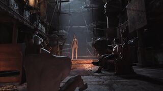 Resident Evil 8 - Nude Lady Dimitrescu Resident Evil Village: Tall Vampire Lady - behind Scenes