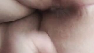 Cumming on kristles asshole