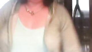 So horny - Showing tits and pussy on Skype