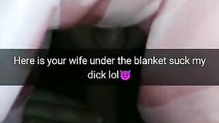 Your wife secretly suck my cock while you in another room!