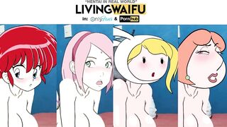 Twerk LOIS GRIFFIN Family Guy SAKURA HARUNO Naruto & Boruto FIONNA Adventure Time RANMA 1 2 Hentai