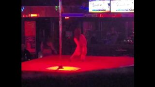 Kyra Dance's and Strips on Stage at a World Famous Strip Club