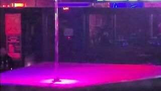 Kyra Dance's and Strips on Stage at a World Famous Strip Club