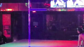 Kyra Dance's and Strips on Stage at a World Famous Strip Club